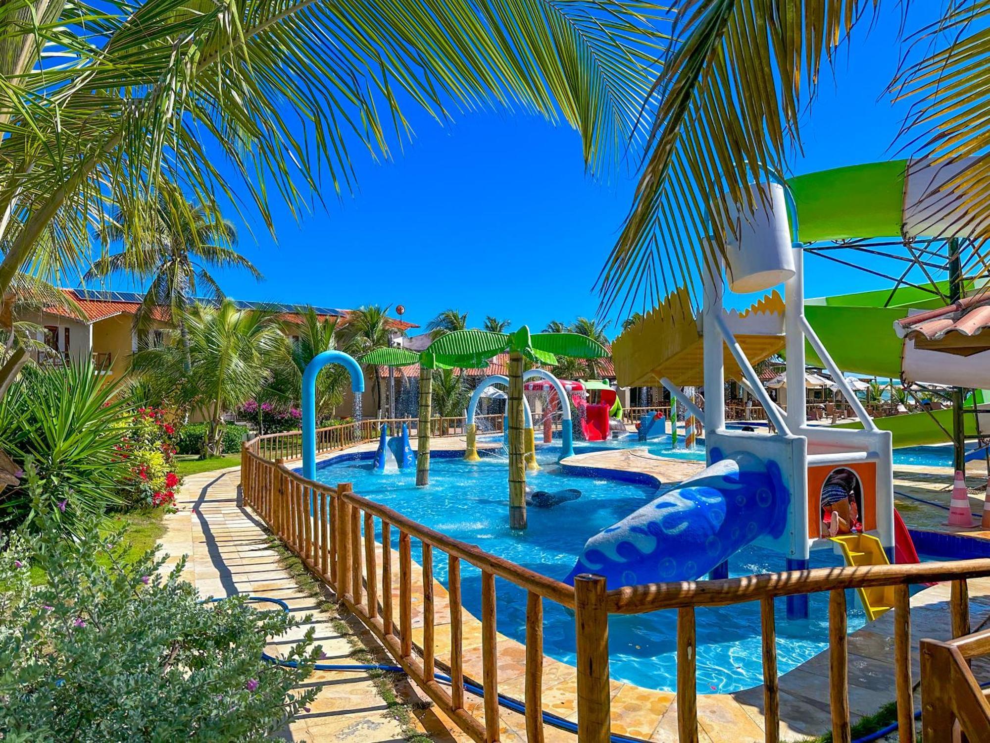 Jangadeiro Praia Hotel Resort - Parque Aquatico E Pe Na Areia Aquiraz Exterior foto