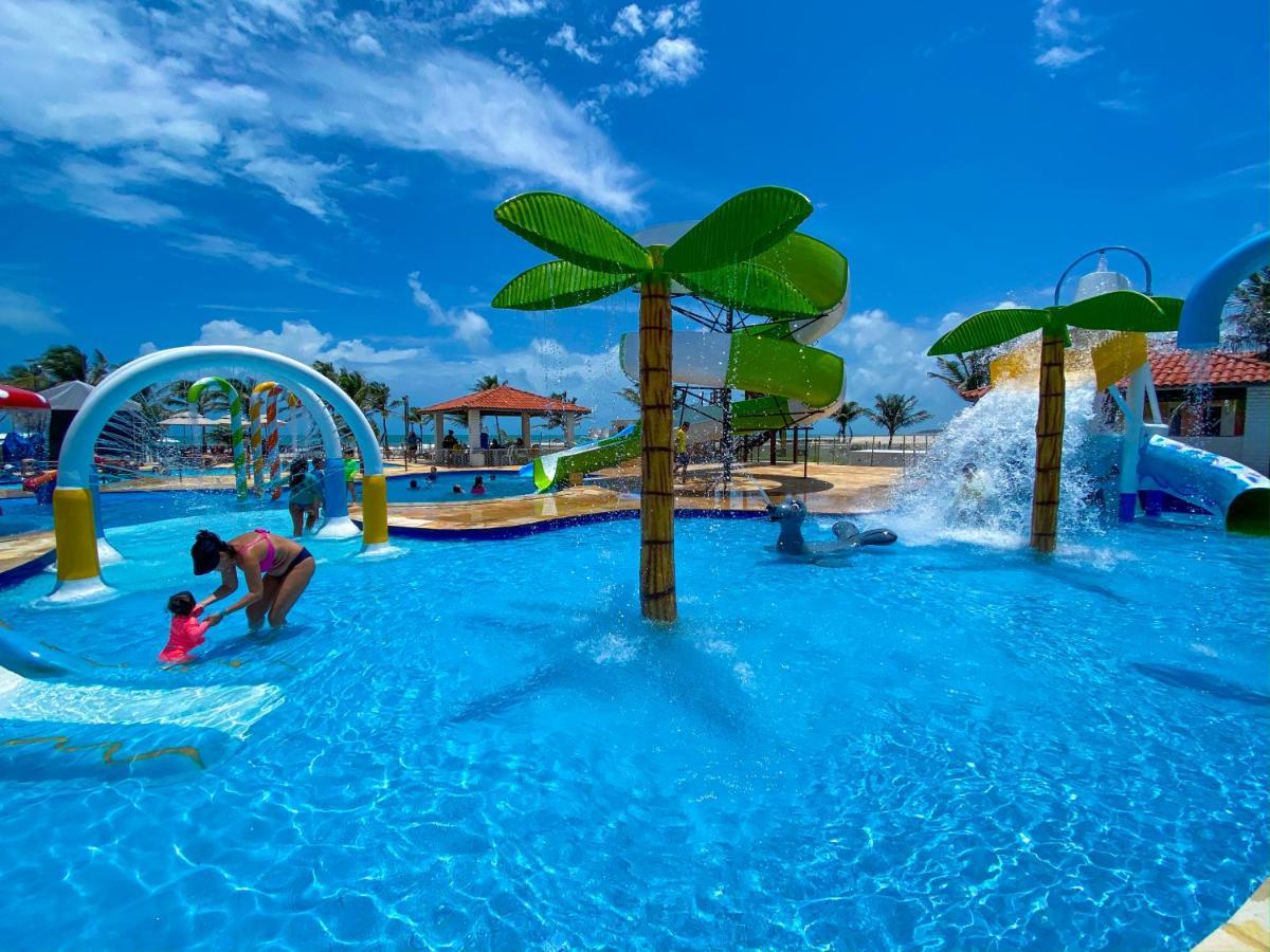 Jangadeiro Praia Hotel Resort - Parque Aquatico E Pe Na Areia Aquiraz Exterior foto